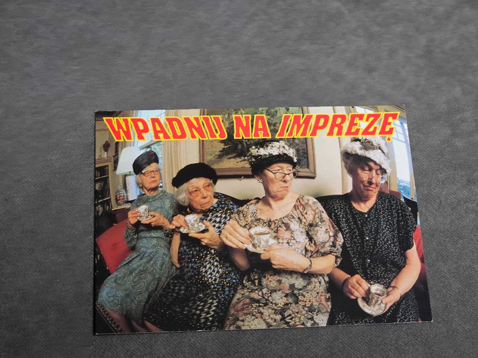 Pocztówki śmieszne zabawne humor - lata 90.