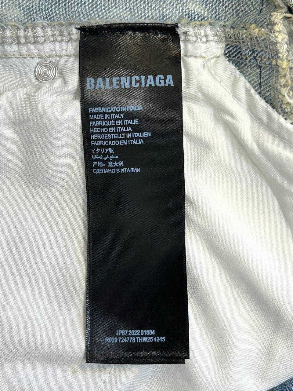 Джинси Balenciaga Cargo faded baggy opium archive синие джинсы M