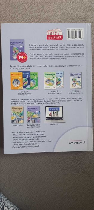 Książka Nauczyciela Matematyka z Plusem wyd Gwo