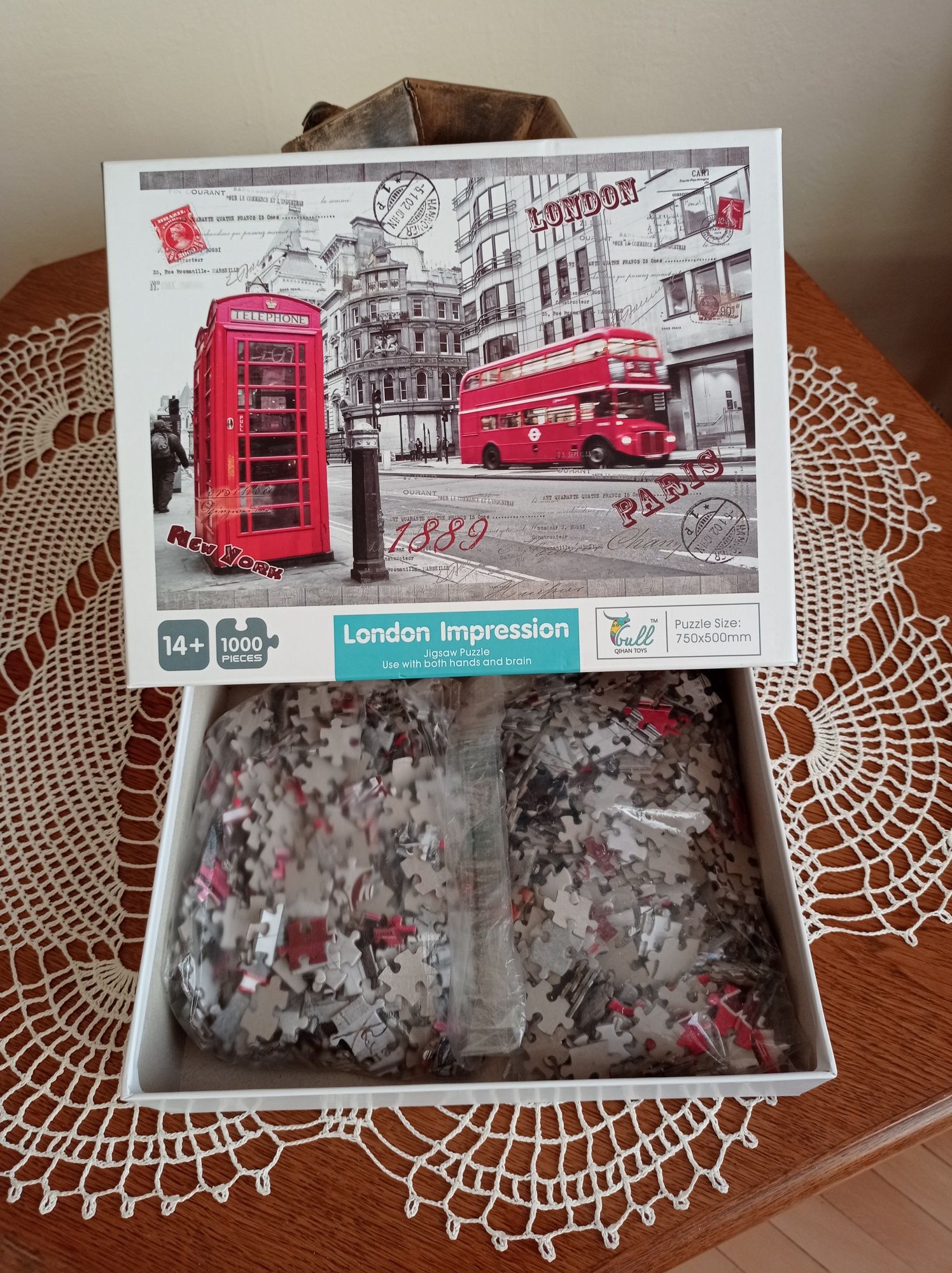 Puzzle London Impression - 1000 elementów.  Jigsaw Puzzle