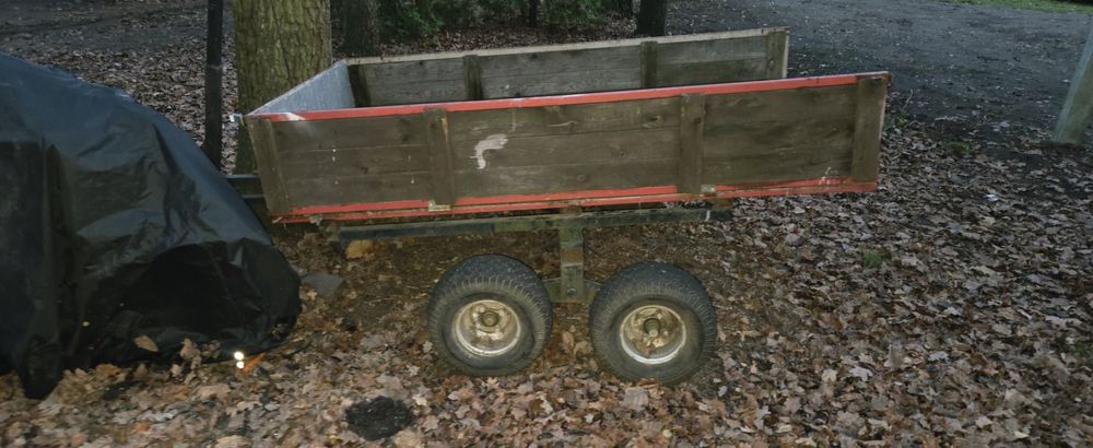 Przyczepa do Quada Traktorka z wyciągarką wywrotka