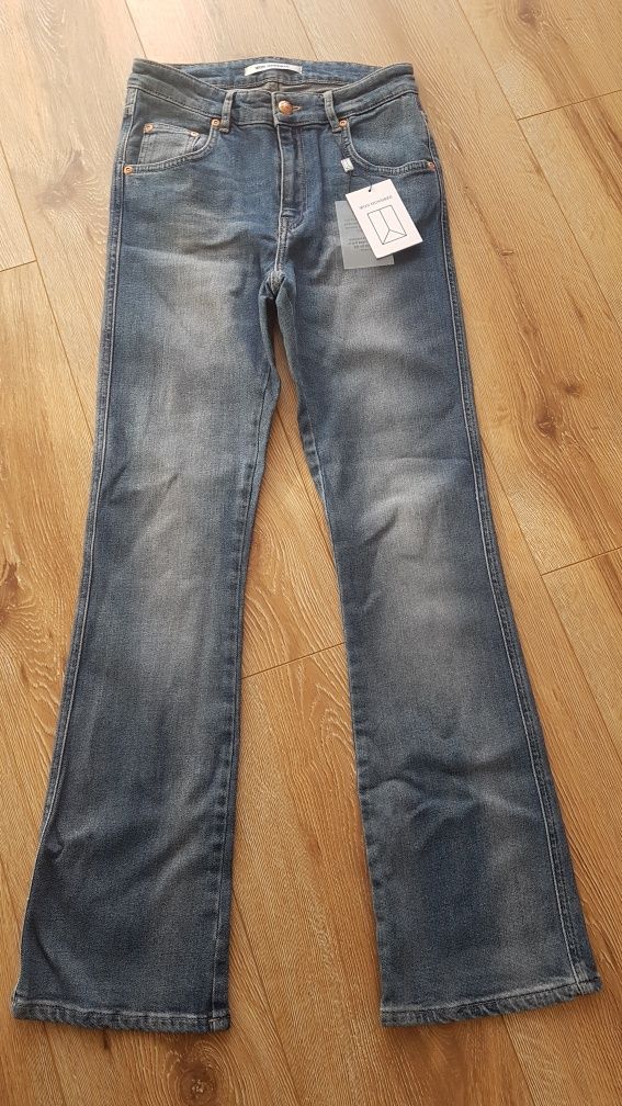 Jeansy damskie 29/32 Won Hundred Zoey medium blue spodnie dżinsy