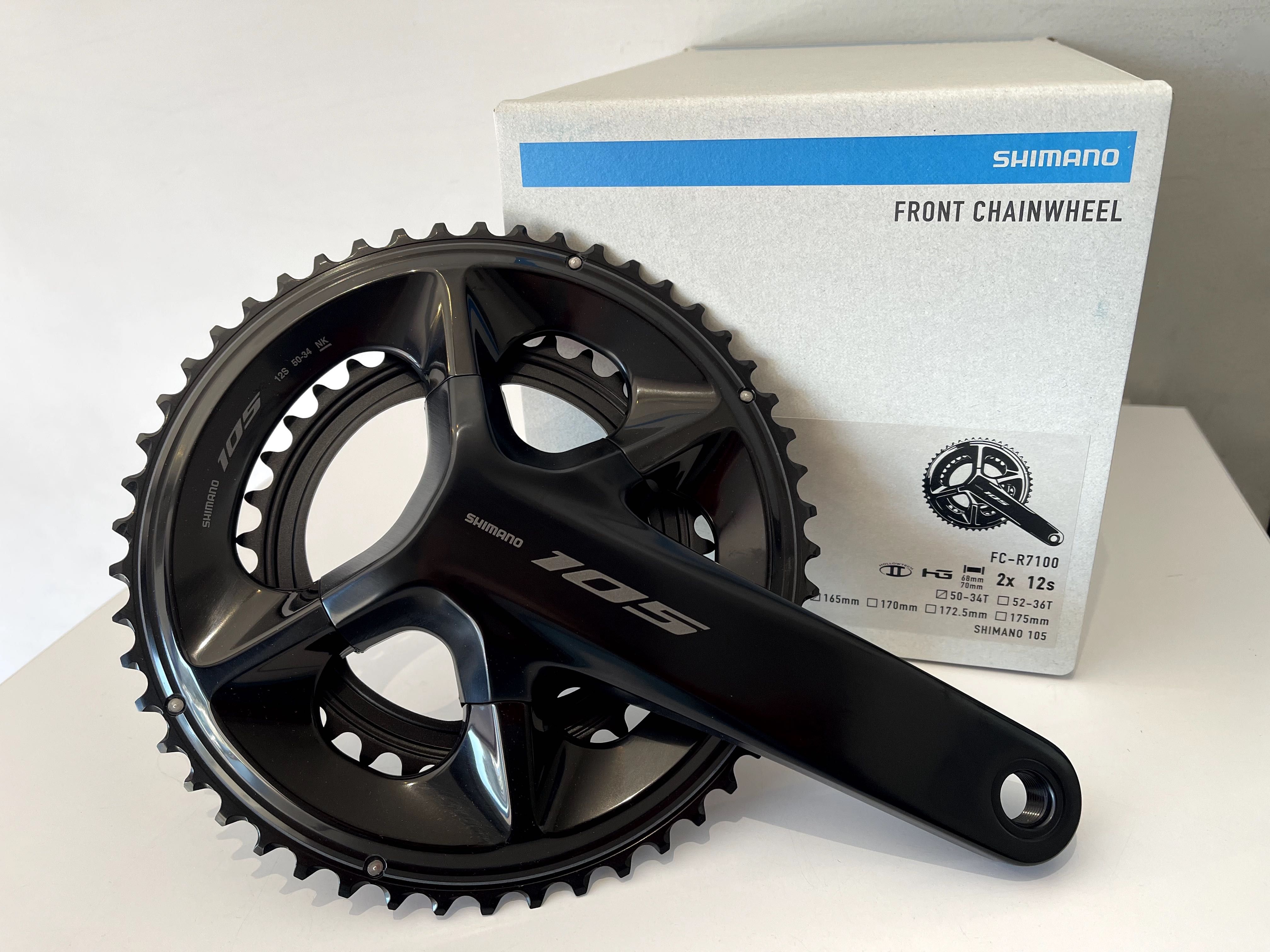 Shimano 105 FC-R7100 50/34T 165mm krótka korba