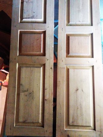 Двери деревянные 2 полотна