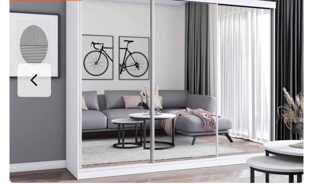 Sprzedam duza szafe przesuwną z lustrami