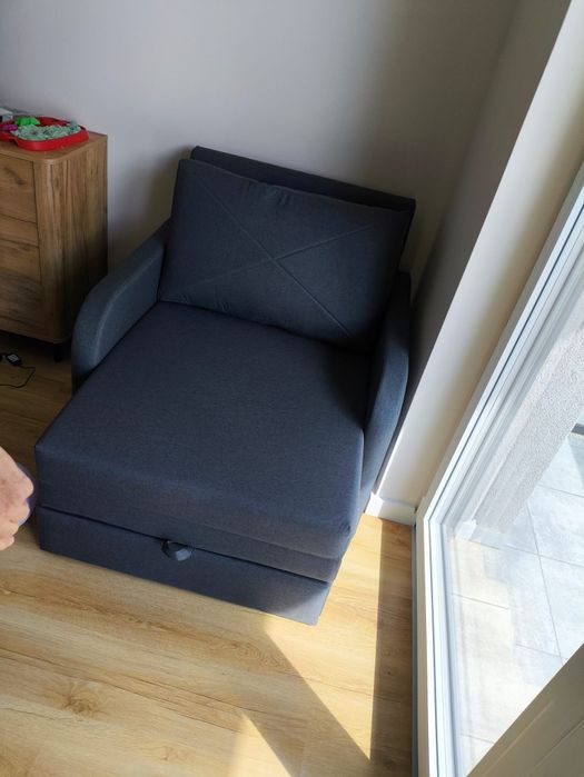 Kanapa  Flop - Agata fotel jednoosobowy rozkładany