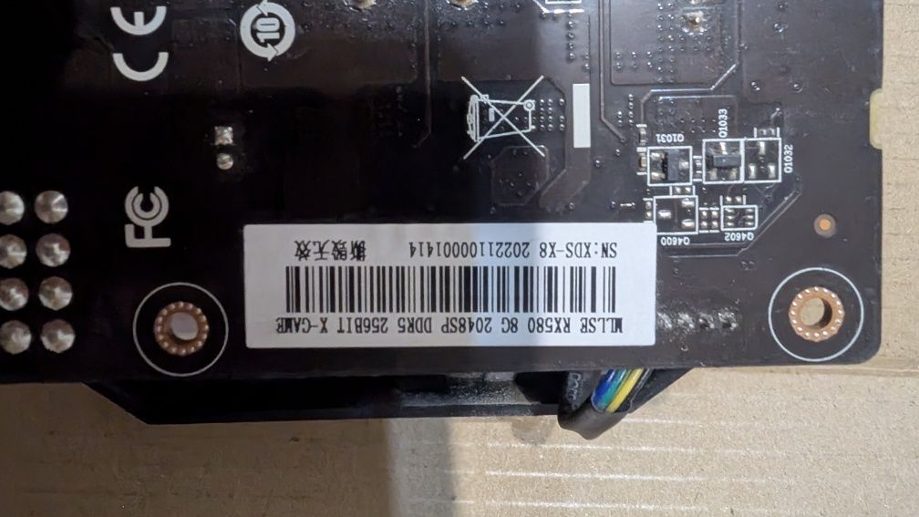RX 580 8GB 2048SP DDR5 256 BIT