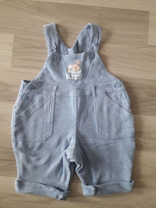 Spodnie ogrodniczki bawełniane roz. 62 68