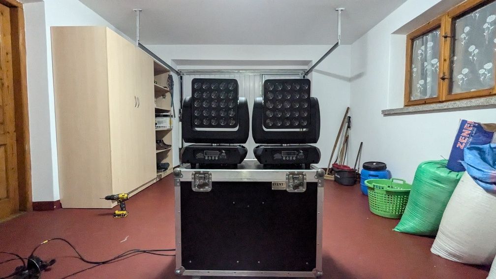 Głowy ruchome. Flash LED MATRIX MOVING HEAD 25x12W/ Głowa Ruchoma