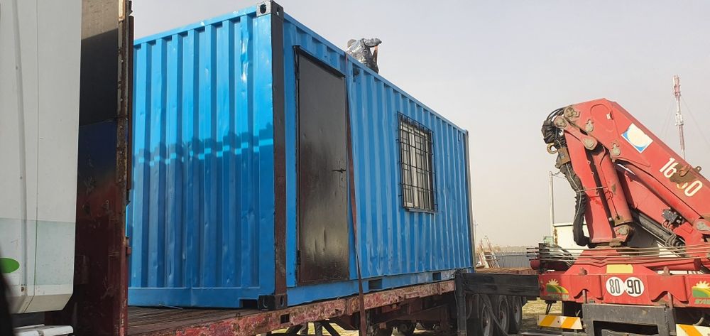 Доставка контейнера/вагончика