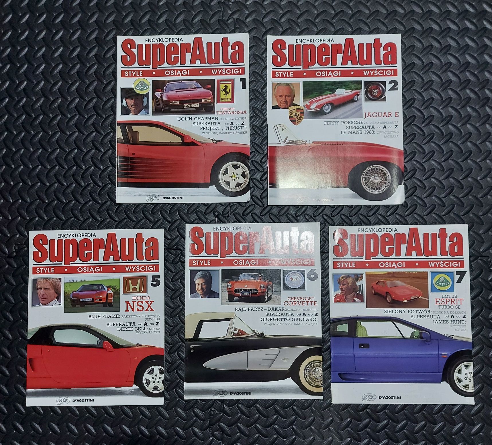 Super auta de agostini czasopisma 1992 dla kolekcjonera