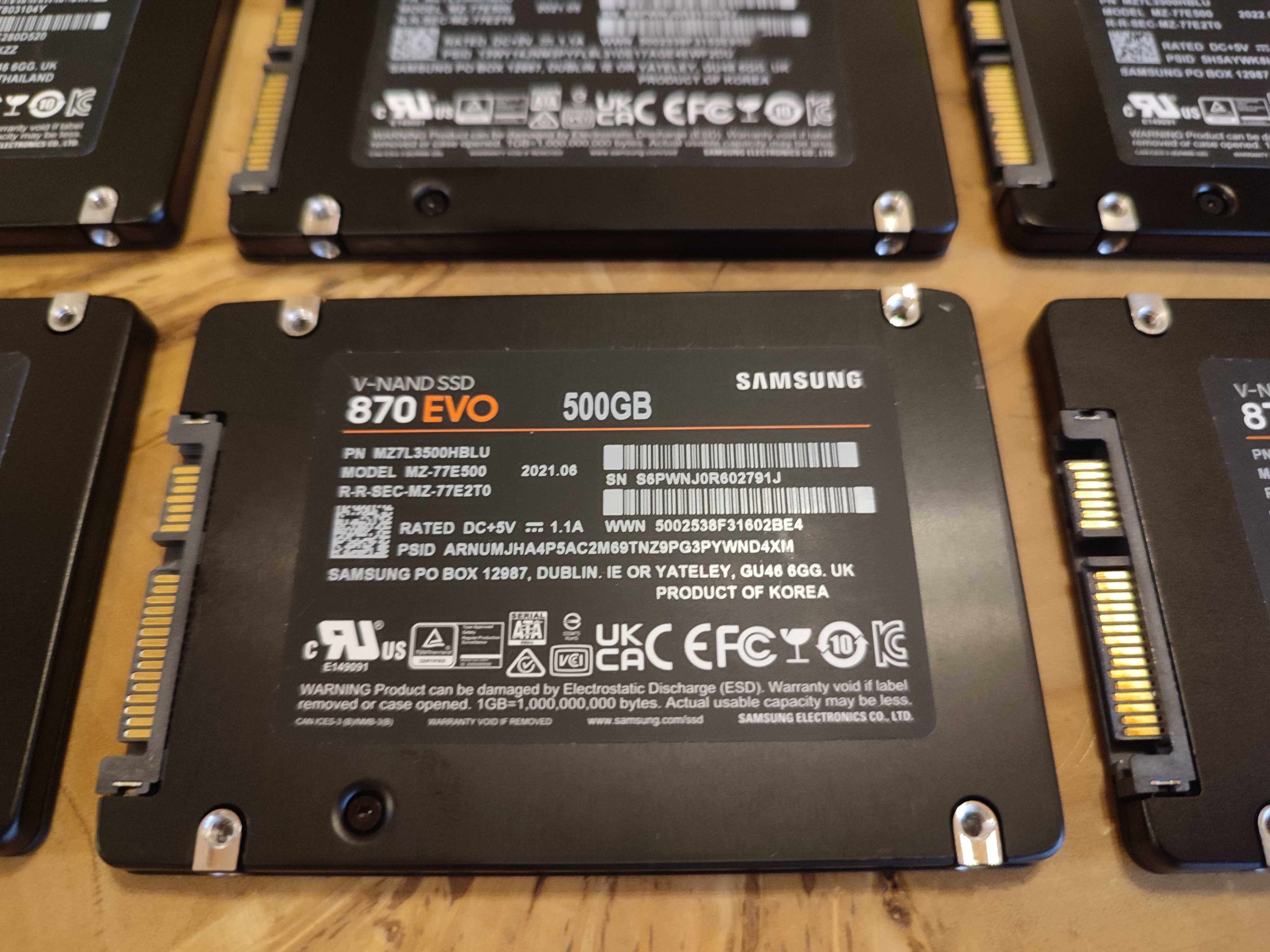 SSD накопичувач Samsung 870 EVO 500GB