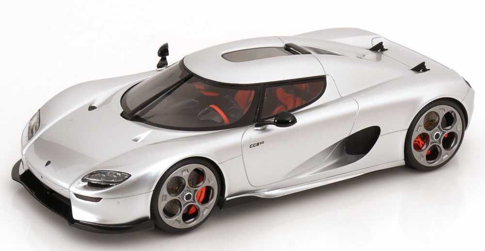 1/18 koenigsegg cc850, 2022 silver (gt spirit)