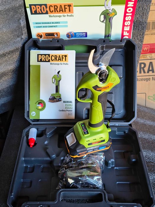 Акумуляторний секатор Procraft  Es28li без АКБ