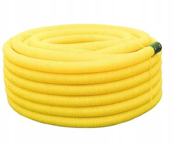 Rura Drenarska PVC Fi 80 Z Otworami - Zwój 50m