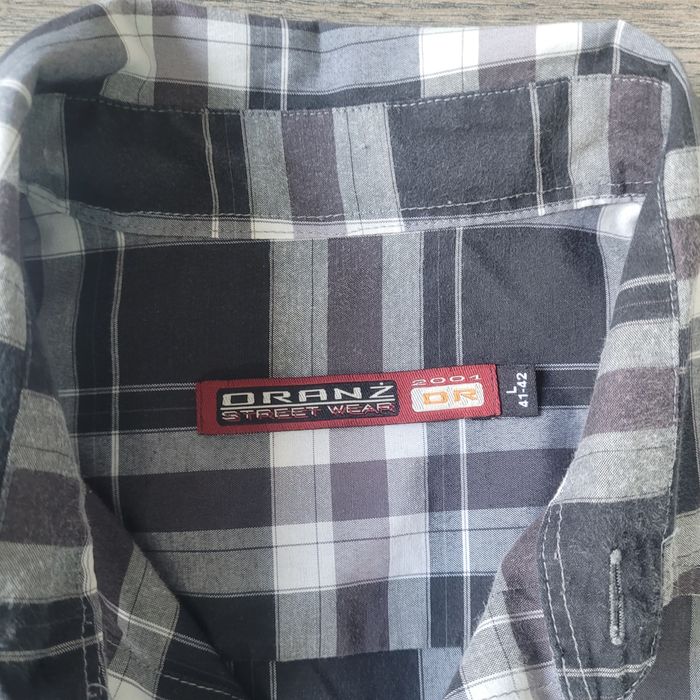 Koszula męska w kratę