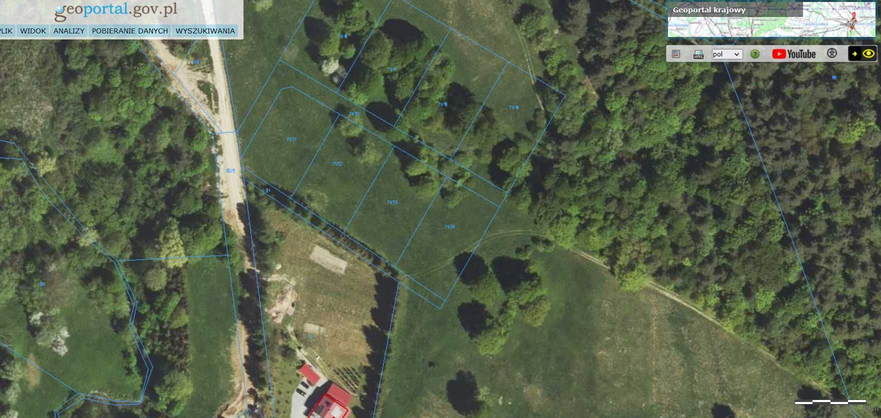 Bieszczady Solina Polańczyk Działka Budowlana WZ.