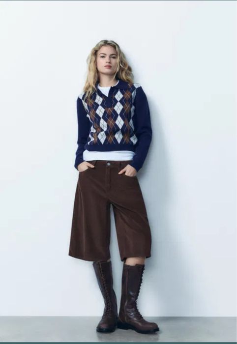 Поло джемпер светр zara вовна