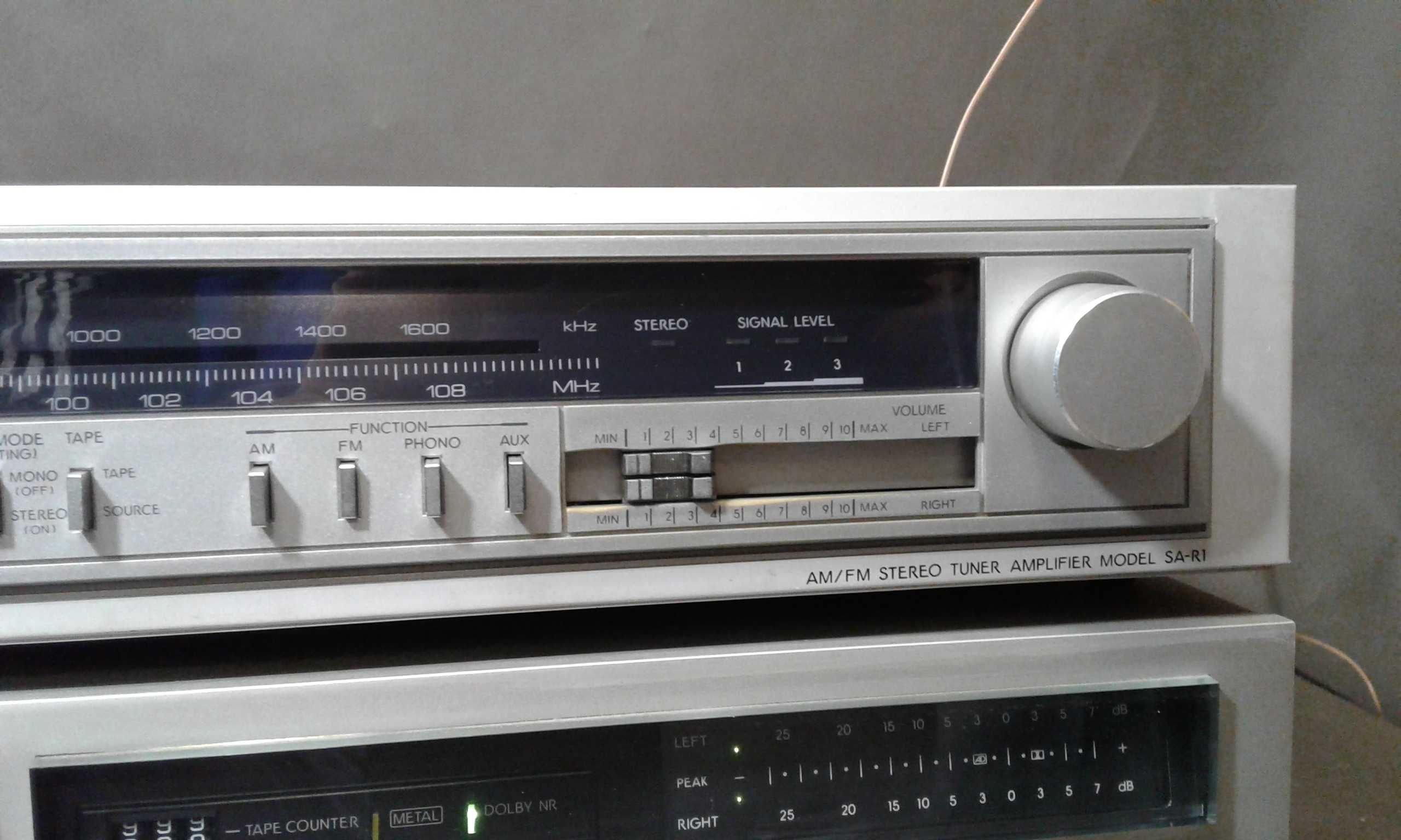 TOSHIBA ,AUREX amplituner,deck stereo vintage