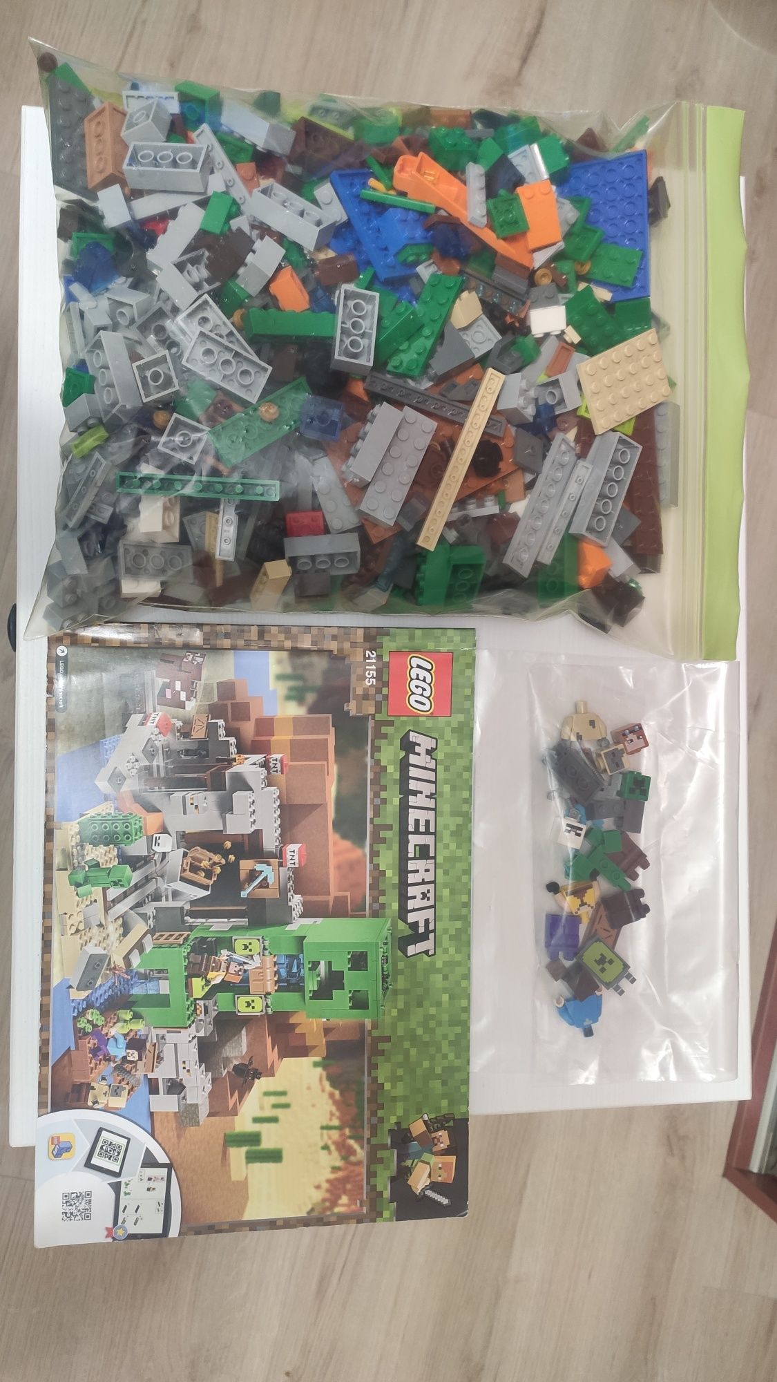 Klocki LEGO Minecraft 21155 Kopalnia creeperow kompletna
