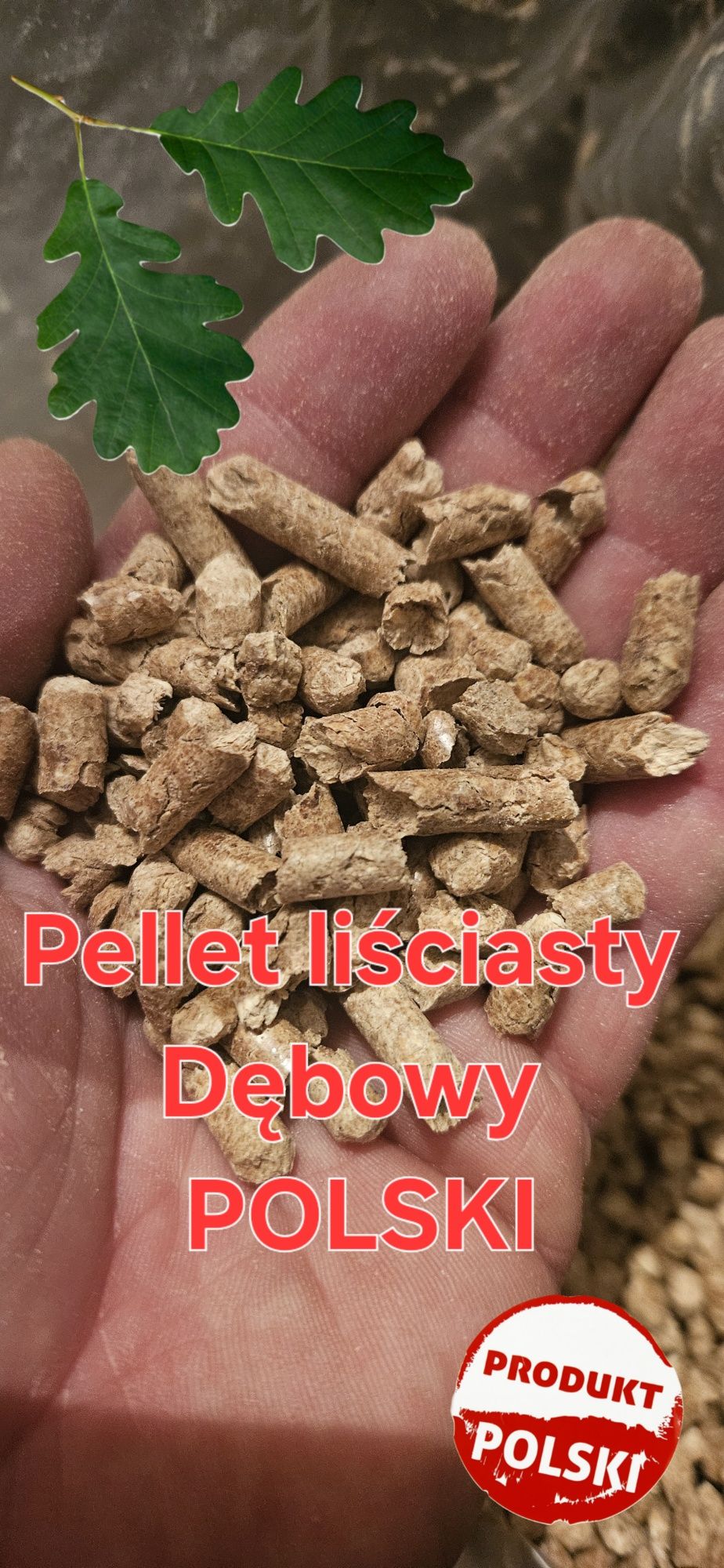 Pellet 100% pelet drzewny liściasty 19.3Mj/kg