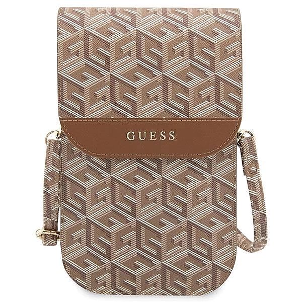 Torebka Guess GCube Stripe - brązowa