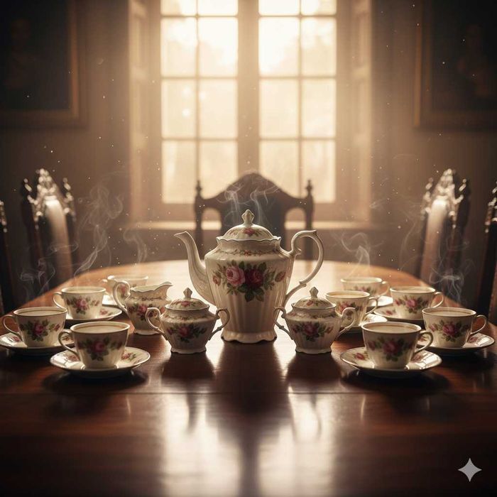 Raridade e Elegância: Serviço de Chá Vista Alegre Vintage