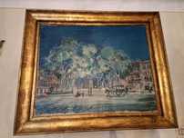 Quadro com Moldura Dourada