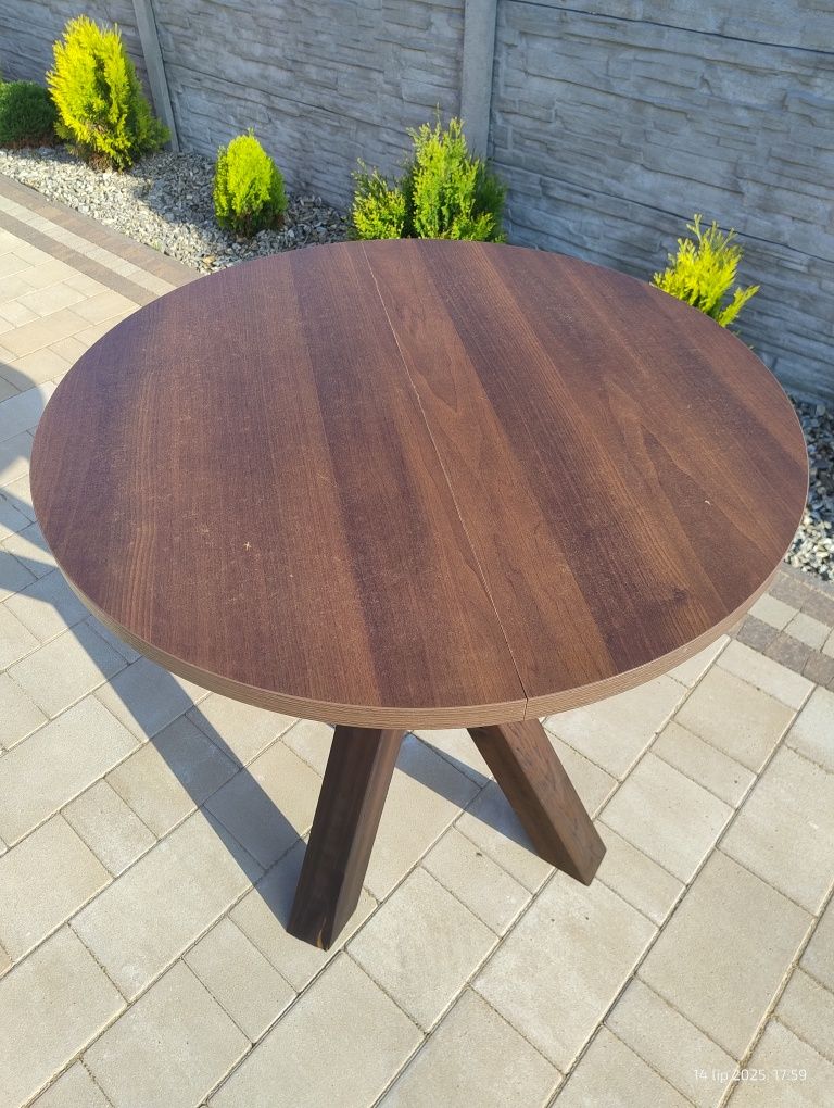 Stół okrągły w stylu loft