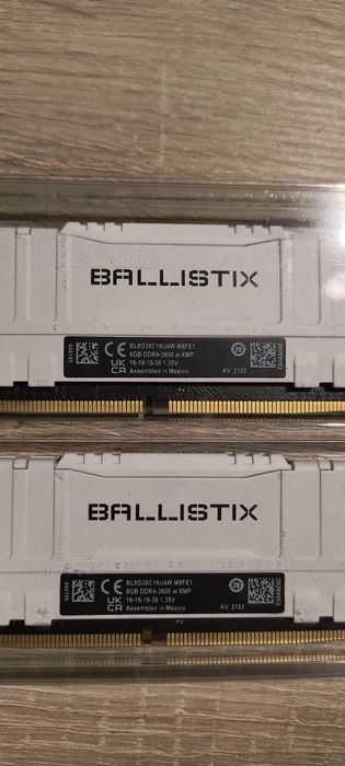 Ram Ballistix 16GB DDR4 3600 CL16 2x8GB
