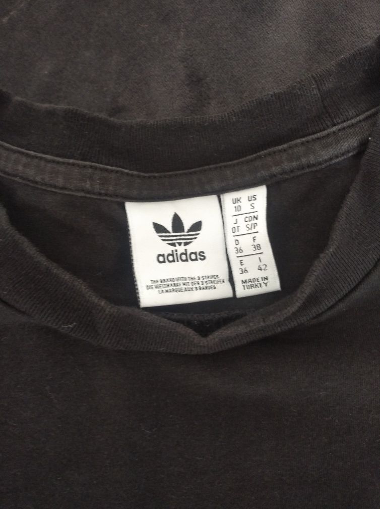 Топік чорний ADIDAS