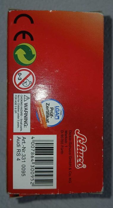 Audi RS4 Miniatura Schuco