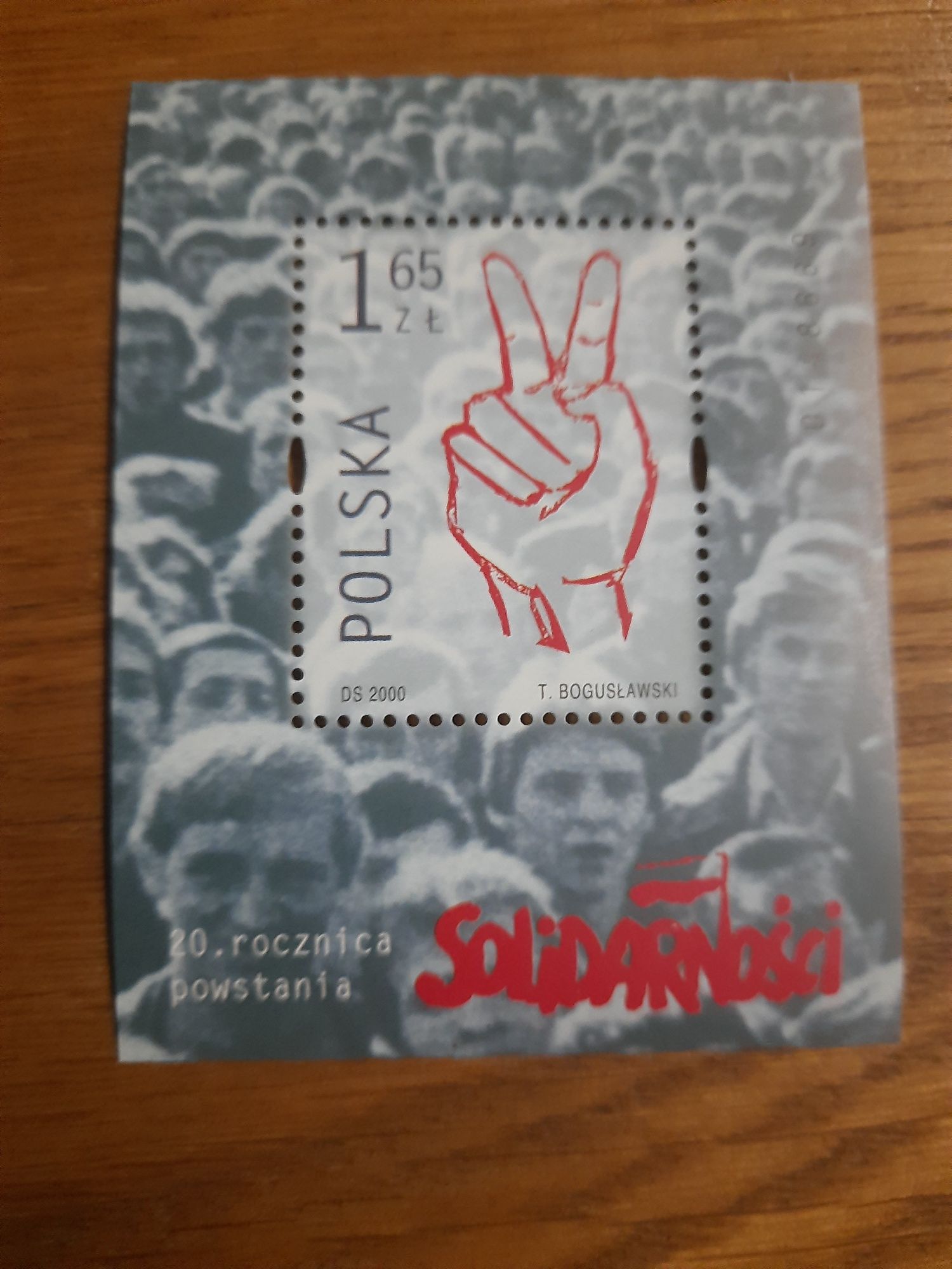Znaczek pocztowy 20sta rocznica powstania solidarnościi