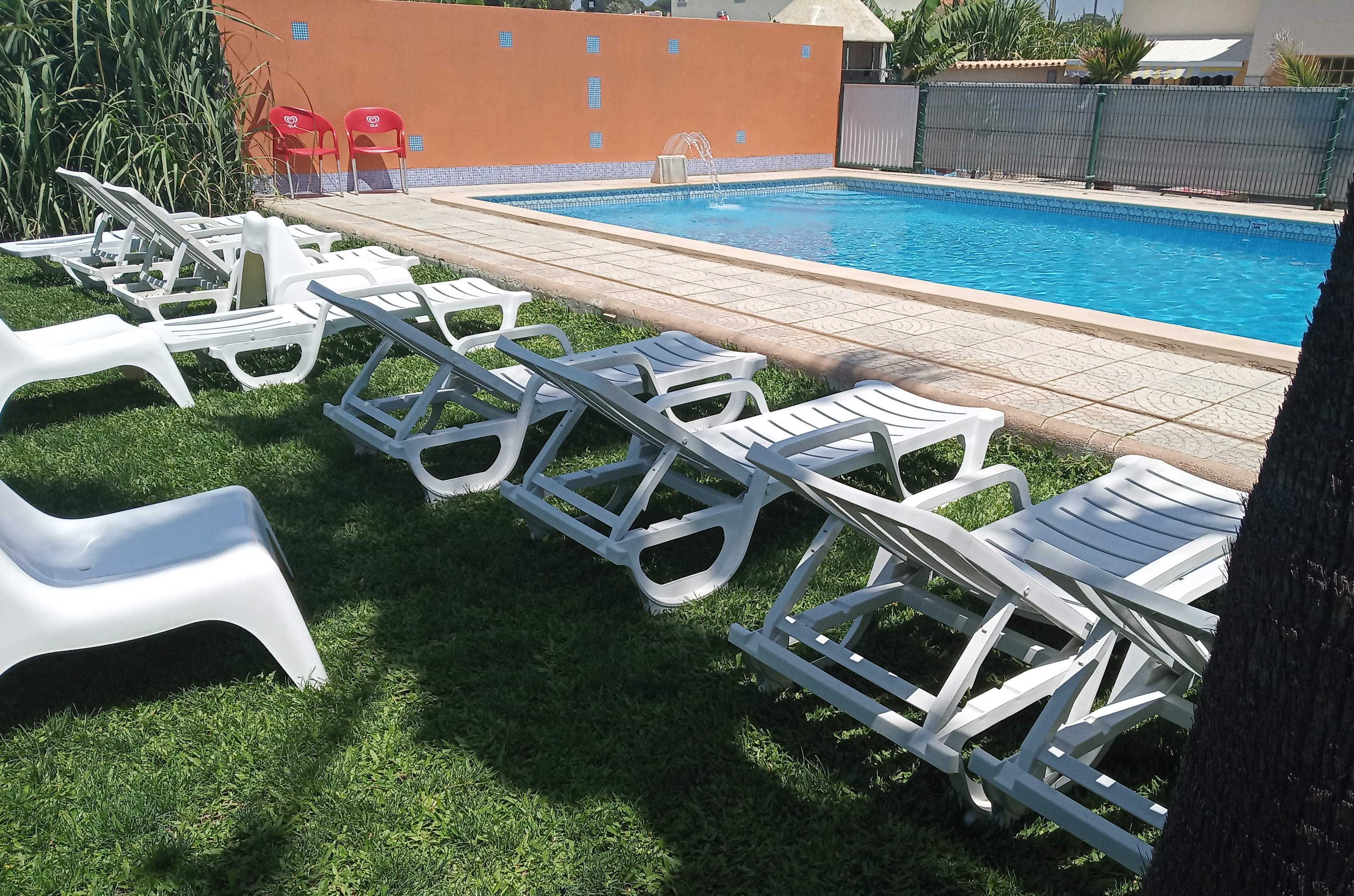 12 a 19 Julho Quarteira Algarve  Piscina  Churrasqueira WIFI A.C