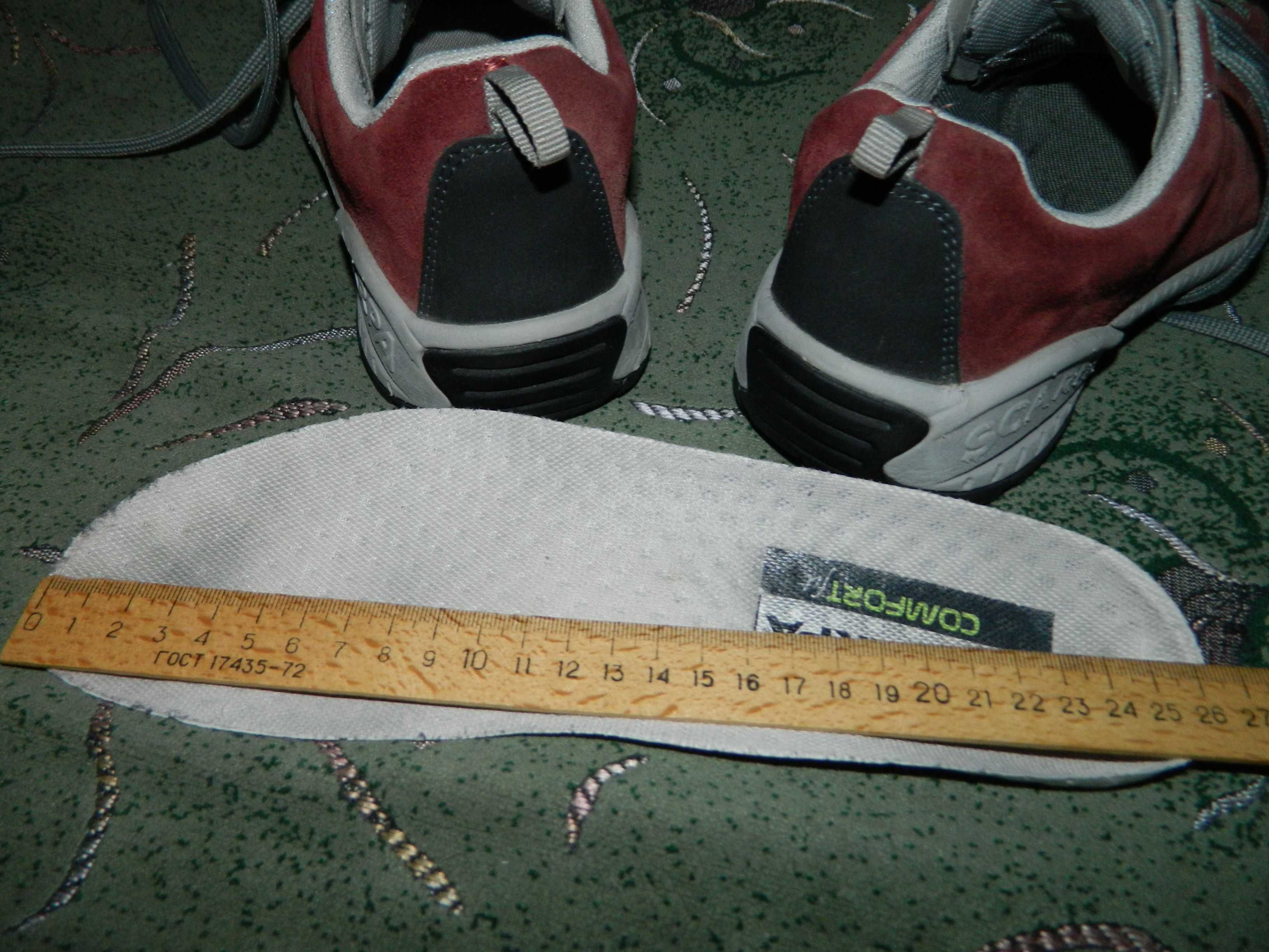 кроссовки Scarpa Vibram (оригинал) фирменные размер-40 стелька-26см.