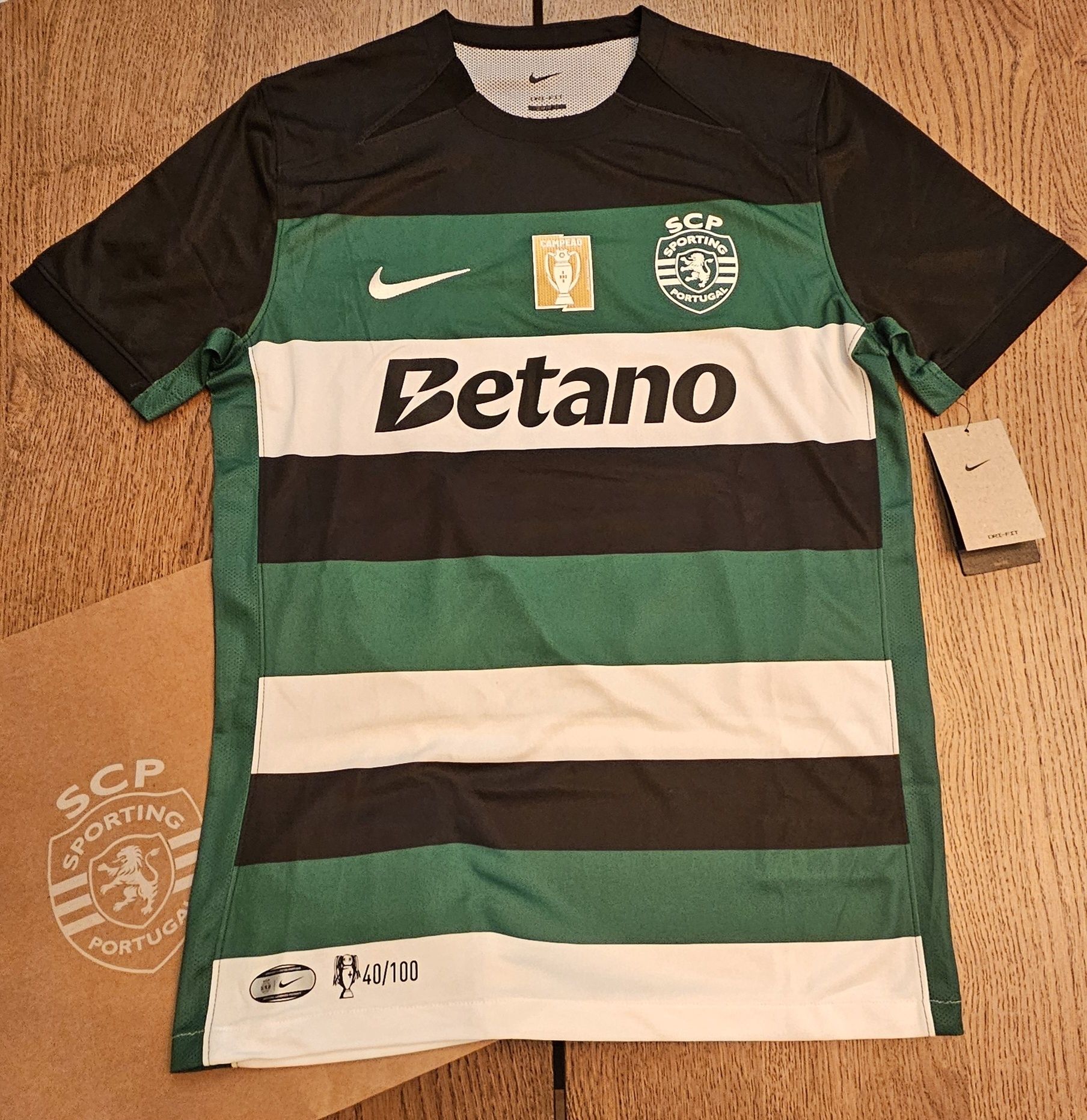 RARÍSSIMA Camisola SPORTING Bicampeão 24/25 – Edição Limitada 1/100