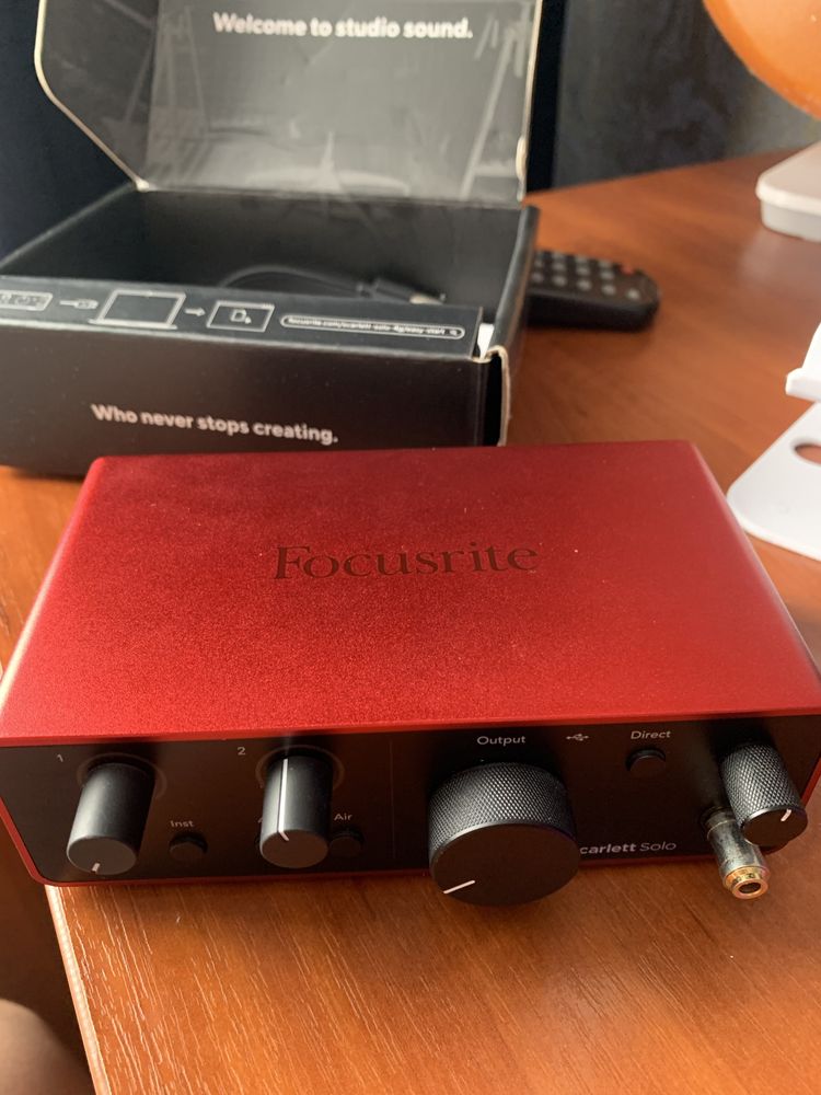 Аудіо карта Focusrite solo