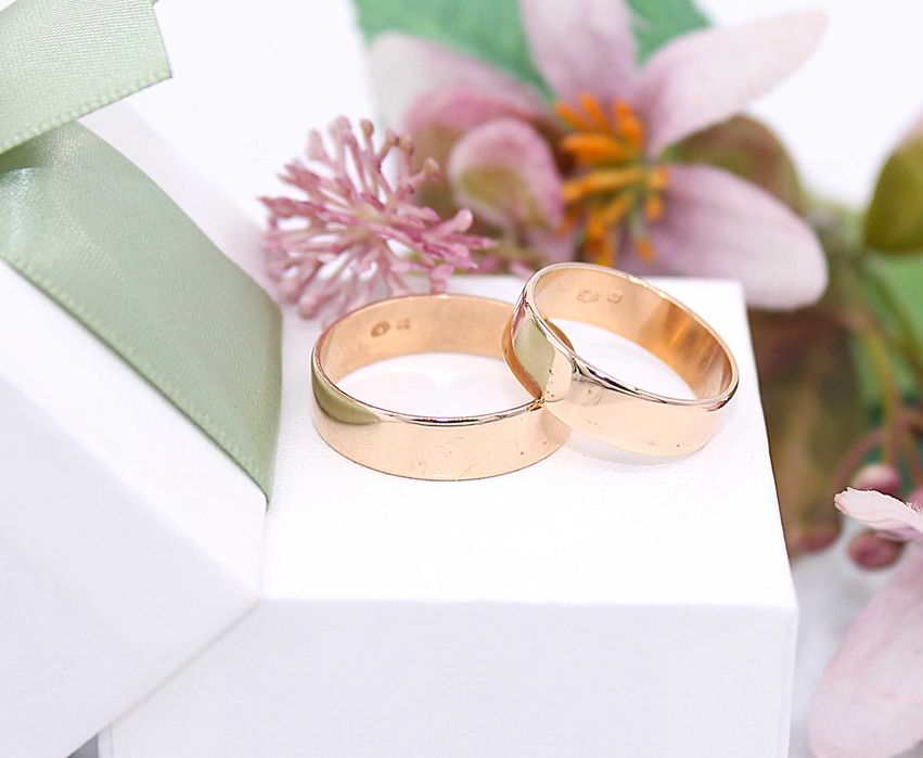 Złote obrączki p.585/8,49g