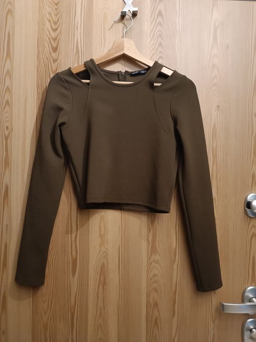 Bluzka z długim rękawem top Zara S