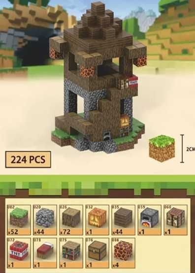 Конструктор для дітей Minecraft на магнітах, 32 деталей [X125]