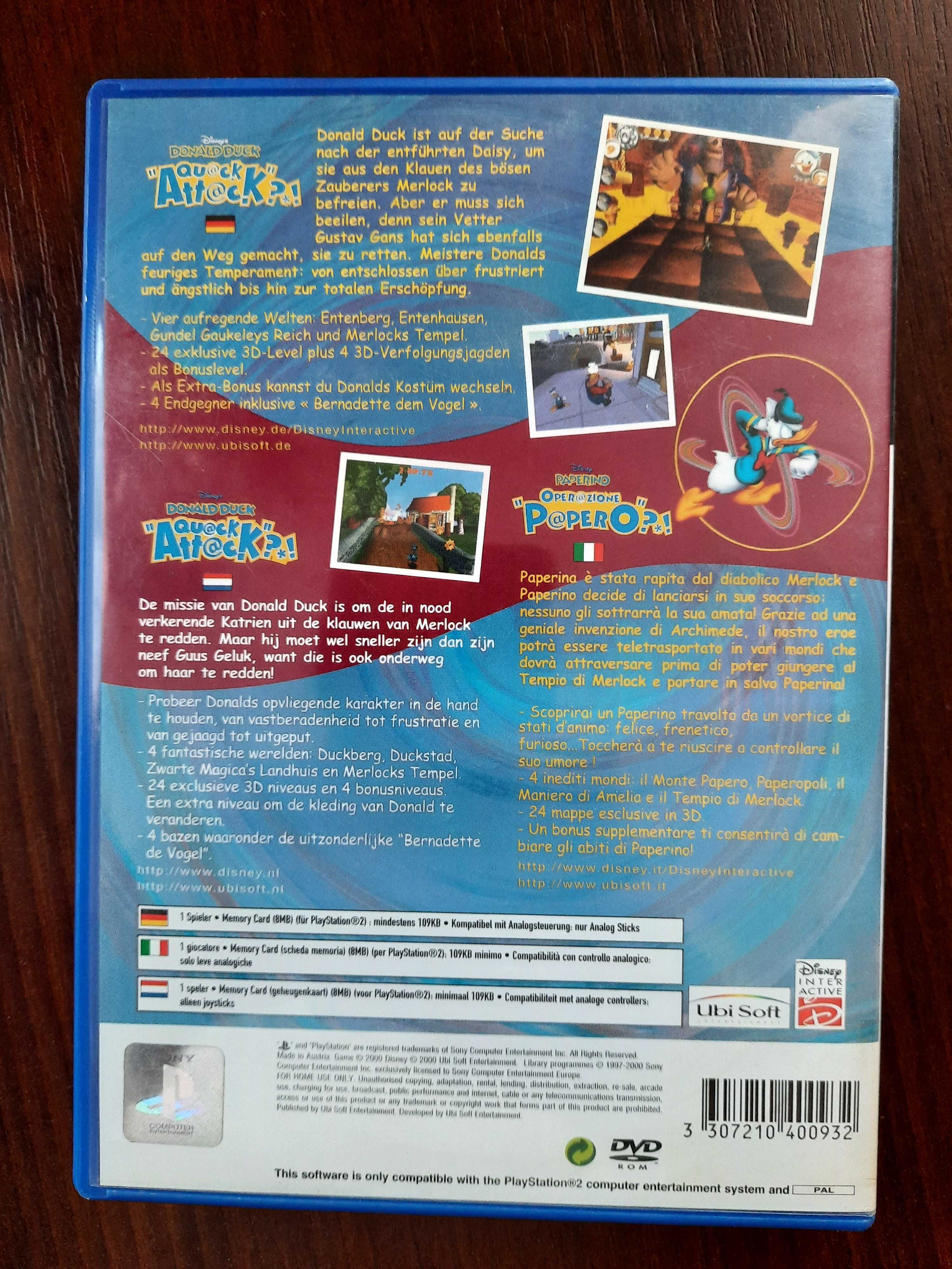 Donald Duck Quack Attack PS2