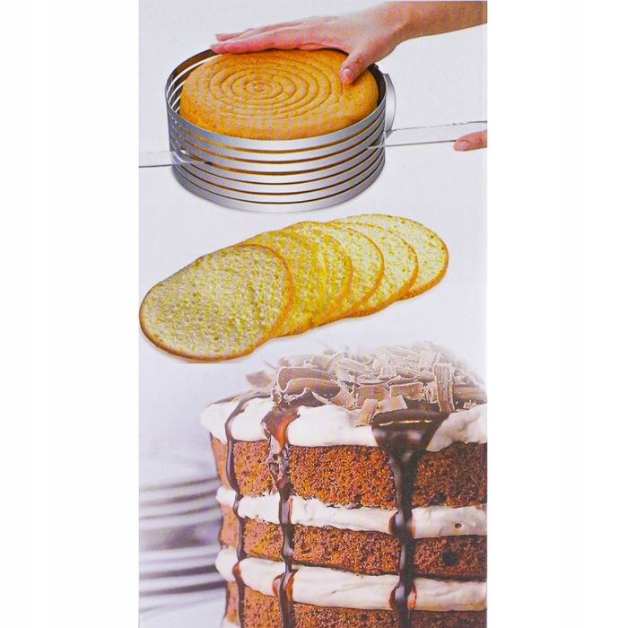 zestaw do pieczenia ciasta tortu stalowy 8el.