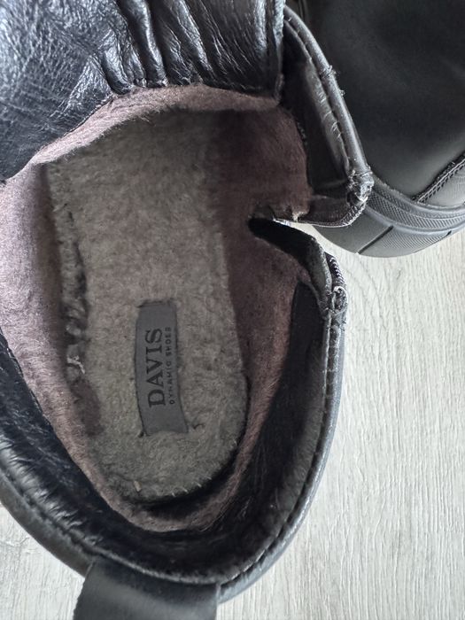 Черевички шкіряні/ теплі/ високі кеди/ 43 розмір