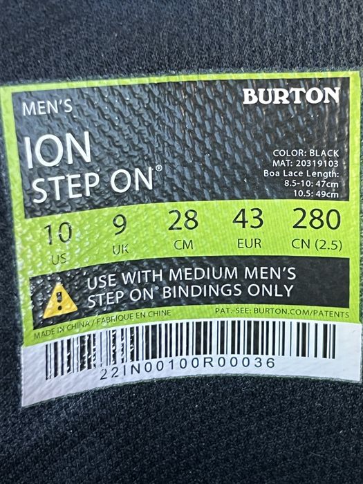Burton Ion Step On
