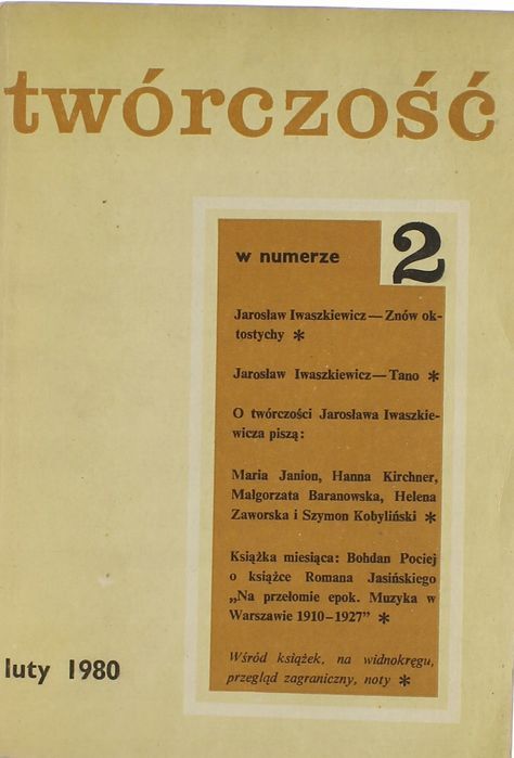 Twórczość Luty 1980 2 / 1980