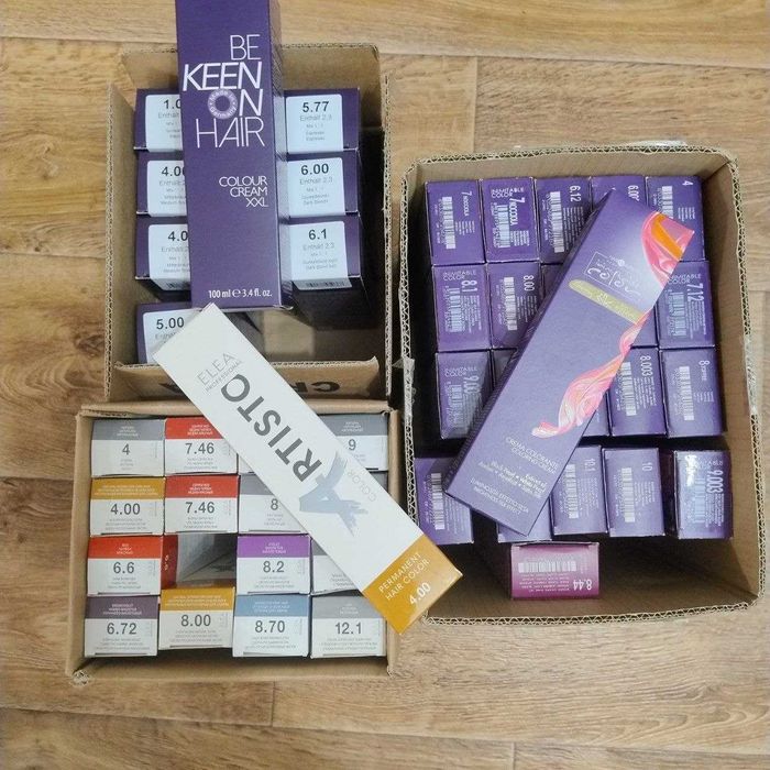 РАСПРОДАЖА краска для волос прфесійна фарба для волосся