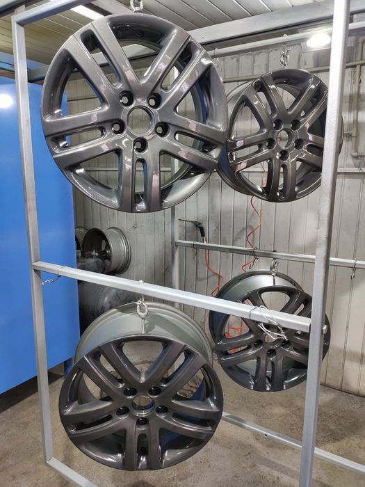 Порошкове фарбування дисків, піскоструй