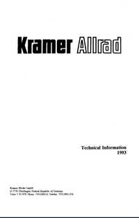 Instrukcja serwisowo - techniczna Kramer 211,112,212,312,412,512,612,4