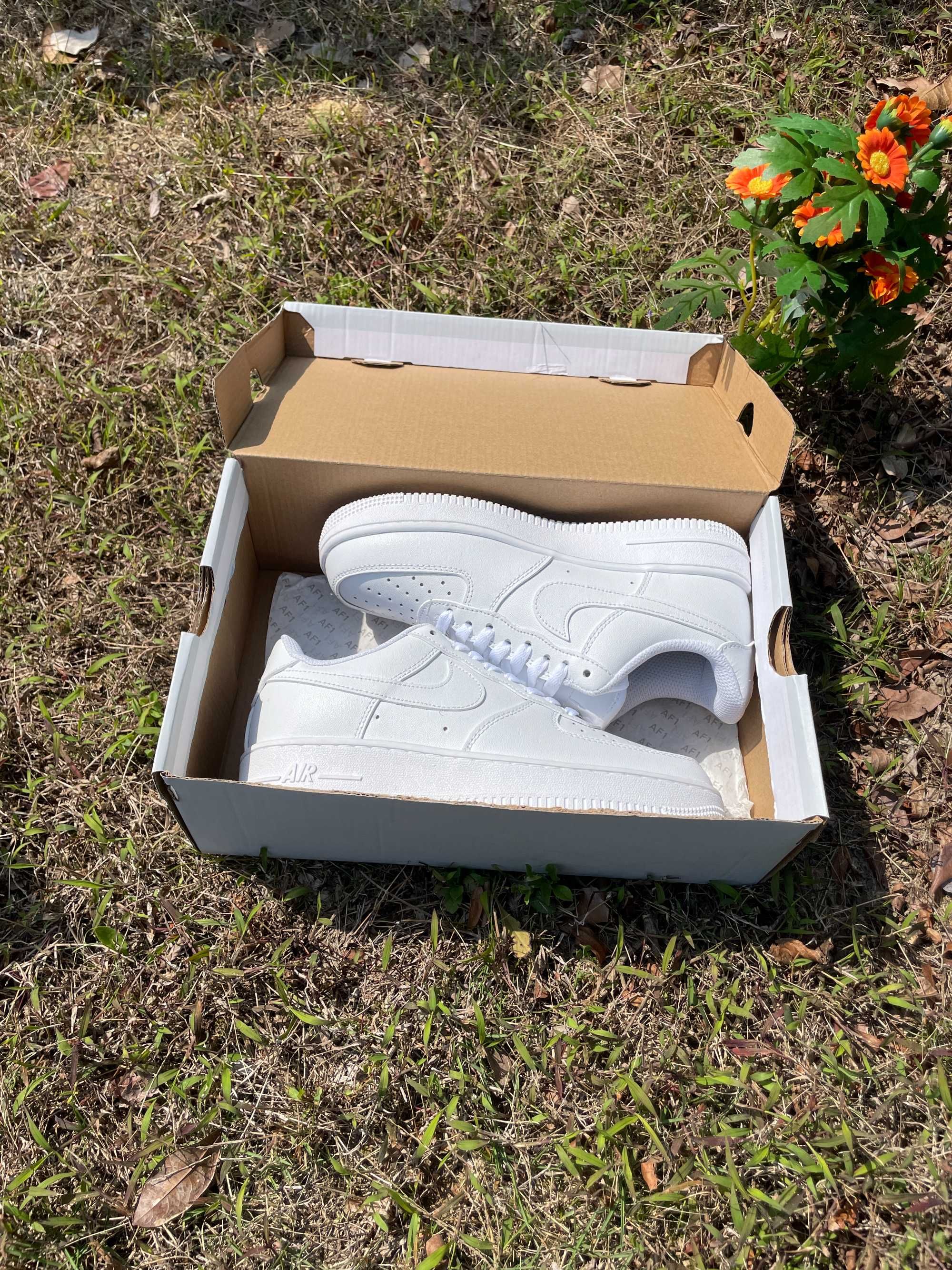 Nowy Nike AirForce1Low White Moda Rozmiar.40
