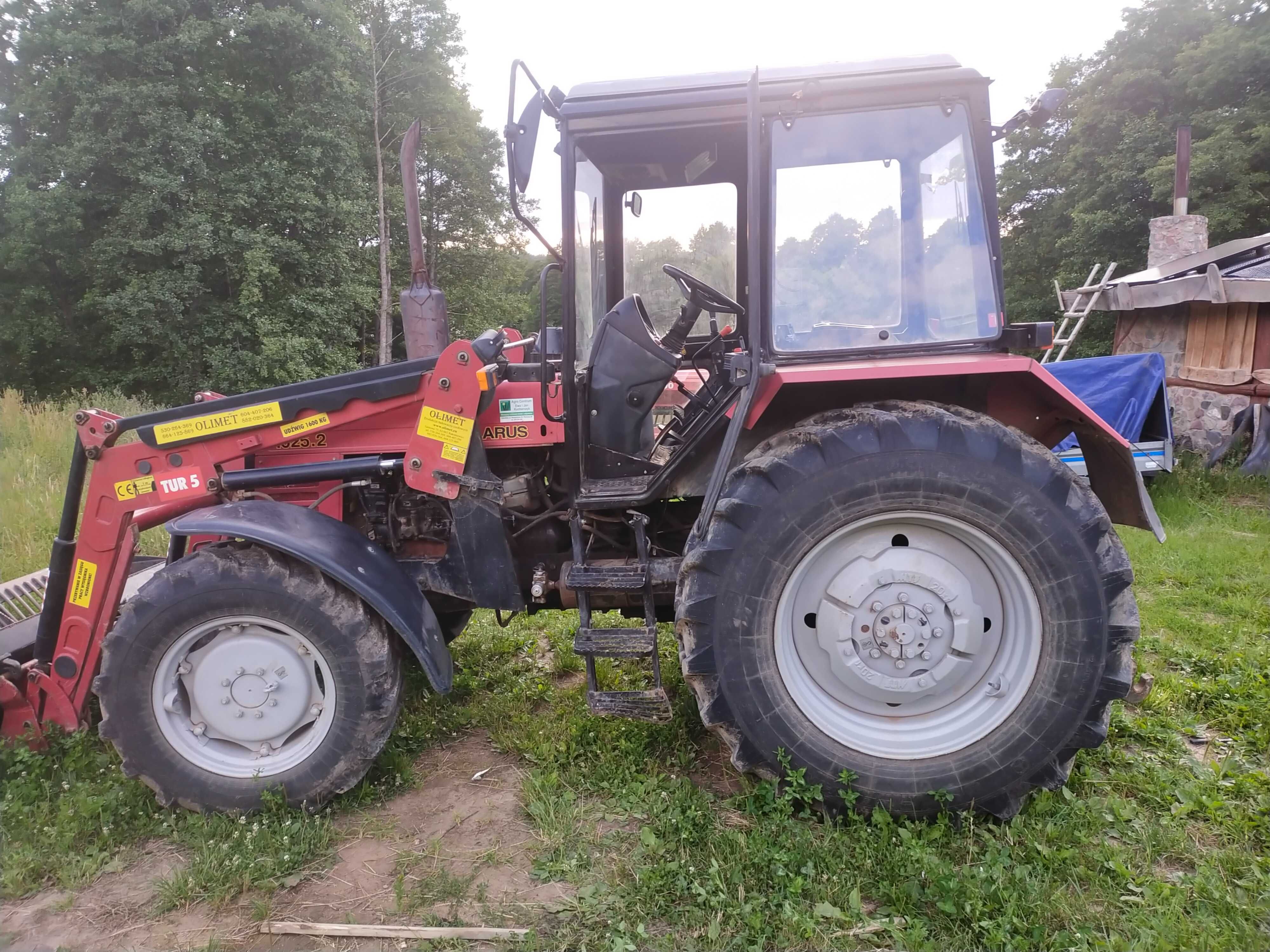 MTZ 1025 plus TUR5 z osprzętem